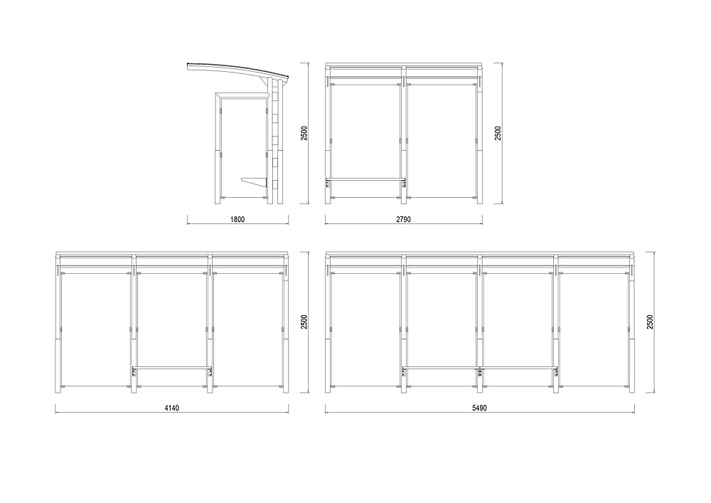 E-ZS02 Zastávka s jednou bočnicí E-ZS02 Zastávka s jednou bočnicí
