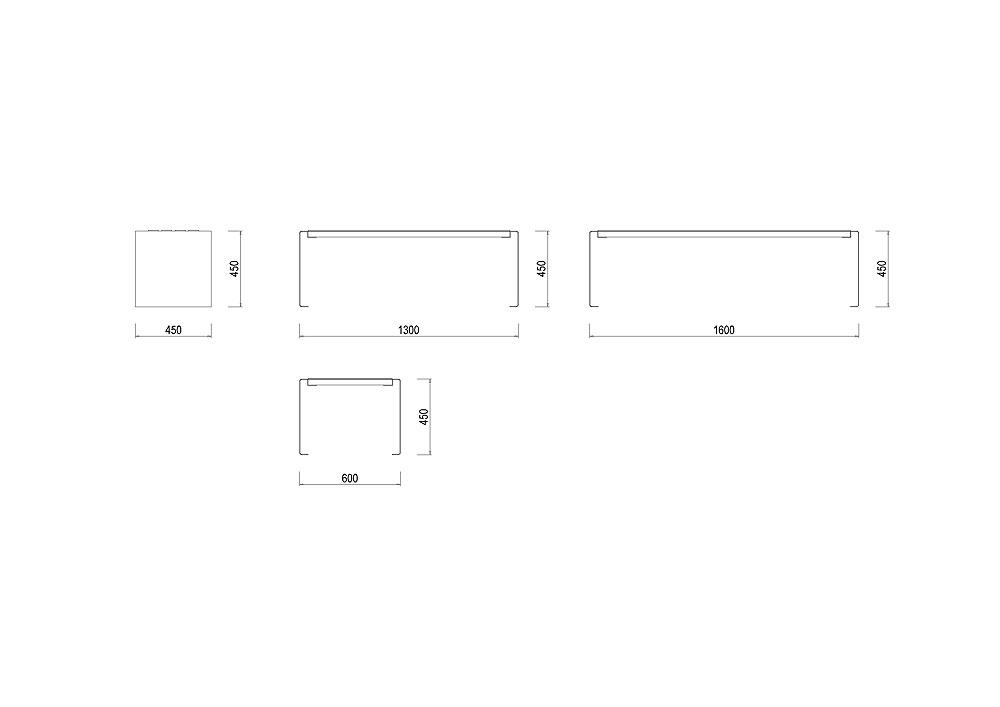 X-LA09 Parková lavička a taburetka z plechu s výplní z latí X-LA09 Parková lavička a taburetka z plechu s výplní z latí