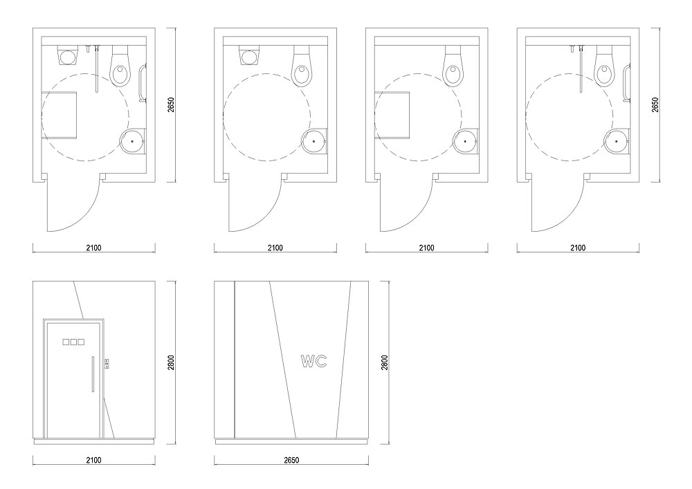 X-WC01 Veřejné toalety - venkovní modulové X-WC01 Veřejné toalety - venkovní modulové